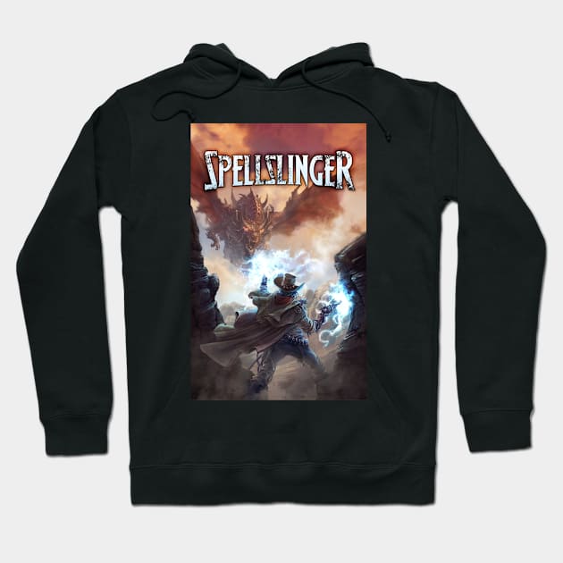 Spellslinger - Wild Weird West Design Hoodie by Joseph J Bailey Author Designs